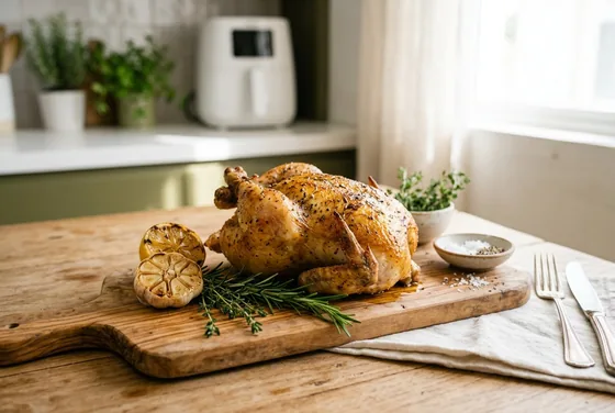 Pollo entero asado
